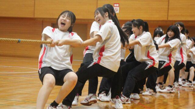 白梅祭体育の部の予行を行いました！