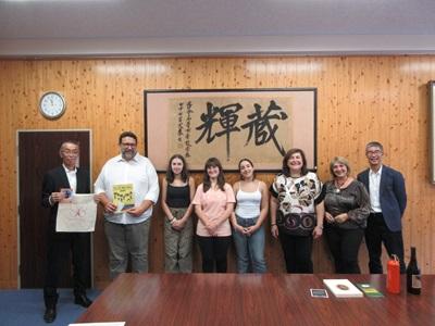 イタリアから３人の留学生が来校！