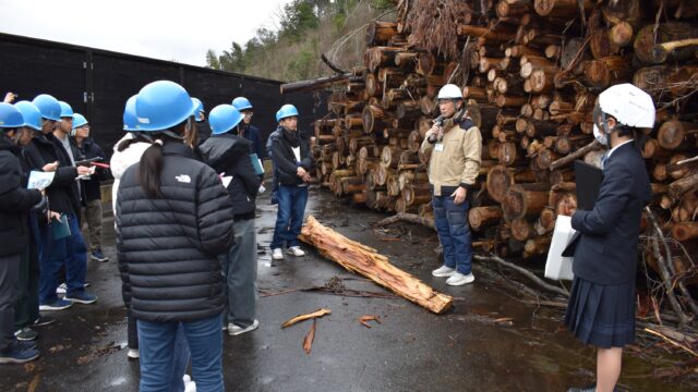 広島大学附属福山高等学校バイオマスツアー