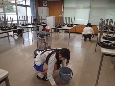 白梅寮大掃除！